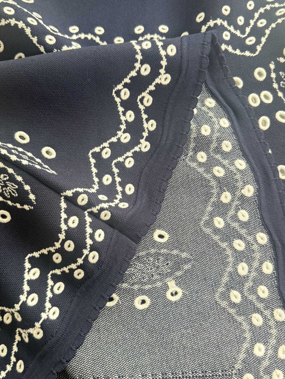 Sandro Capri Scarf Print Knit Short Dress - Picture 10 of 11